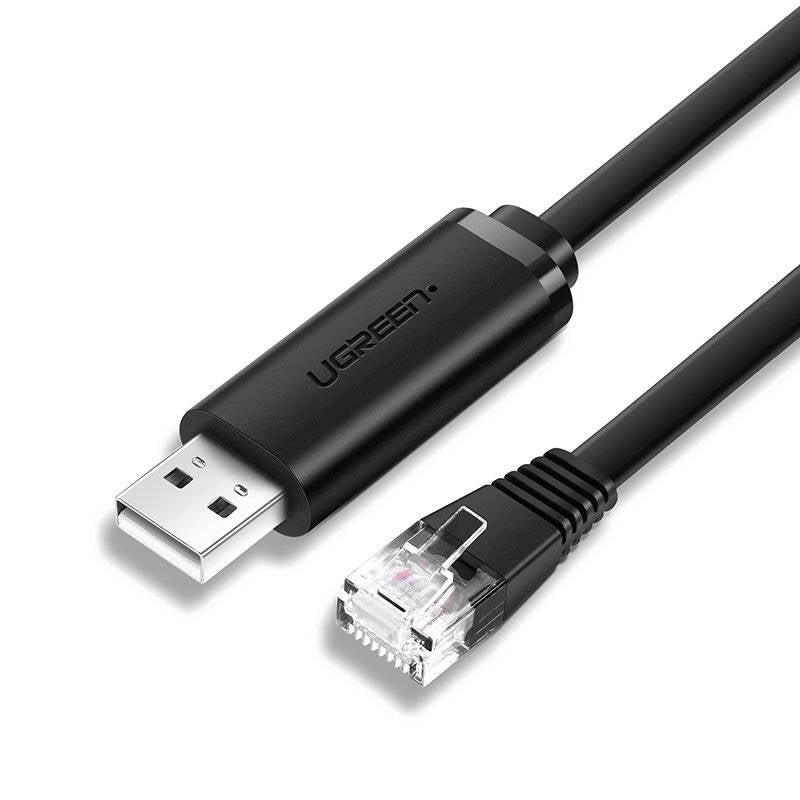 Ugreen CM204 USB-A to RJ45 Console Cable (CM204) - with PL2303 Chipset RS-232 Converter Cable for Windows 10 8.1 8 7 XP Vista, Mac OS, Linux