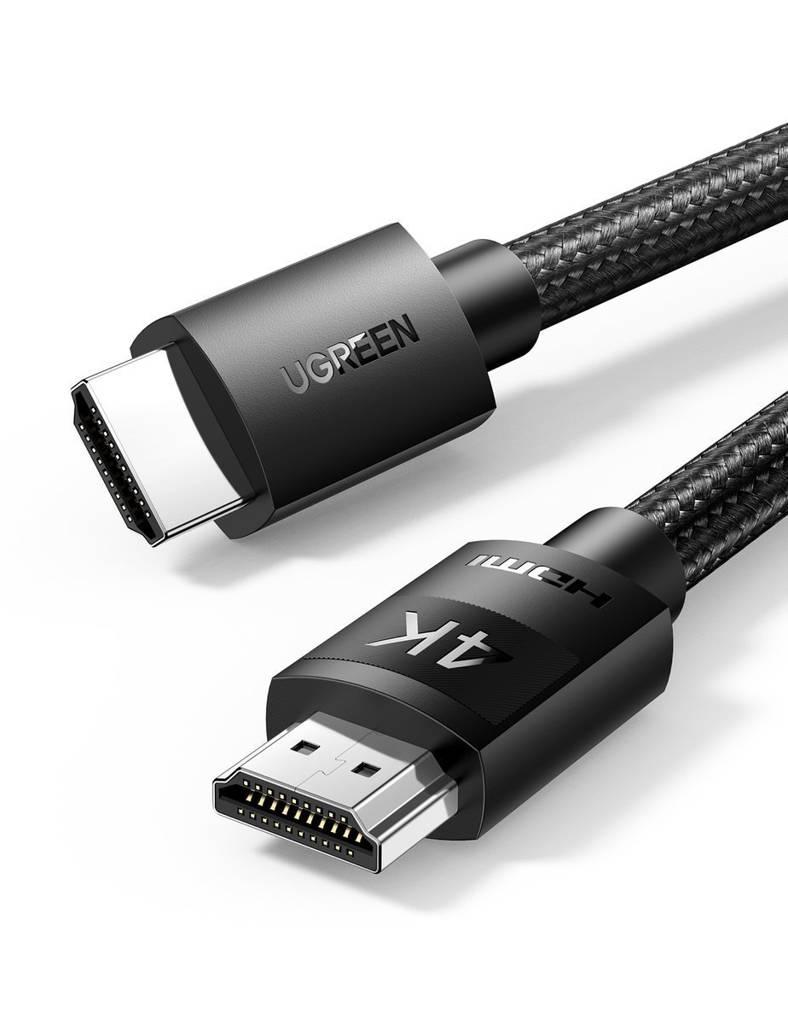 UGREEN HD119 5m HDMI 2.0 4K Male-to-Male Braided Cable UGN-40103 – High-Speed 4K@60Hz, Durable Cable