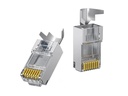 UGREEN NW111 Cat6 FTP RJ45 Modular Plugs 100-Pack UG-50248 – Shielded Ethernet Connectors for Solid & Stranded Cable, High-Speed Network Crimp Terminals
