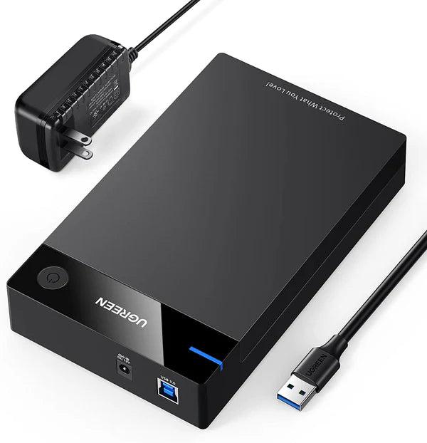 UGREEN US222 USB 3.0 3.5" SATA Hard Drive Enclosure UG-50422 – Fast External HDD Case