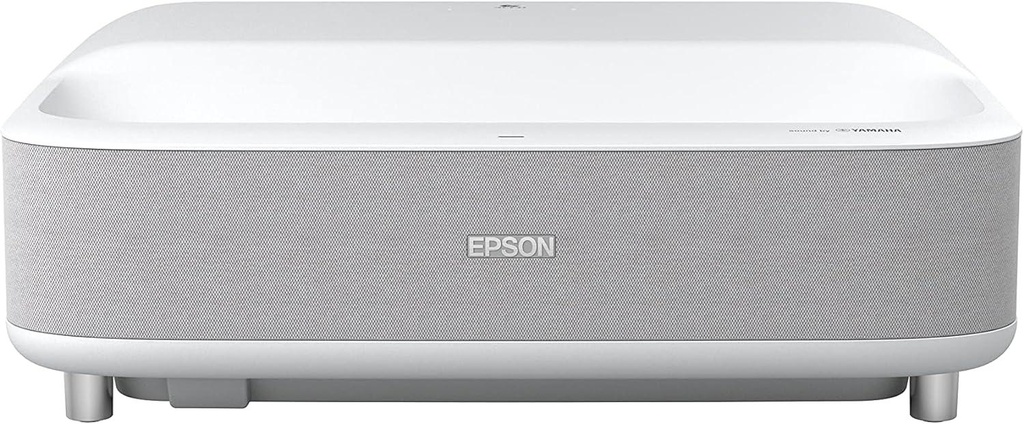 Epson EH-LS300W Smart Laser Projection TV (V11HA07040) - Ultra Short Distance Laser Projector, 3600 Lumens, Contrast Ratio 2500,000:1, Android TV, WiFi, HMDI, Home Cinema