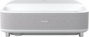 Epson EH-LS300W Smart Laser Projection TV (V11HA07040) - Ultra Short Distance Laser Projector, 3600 Lumens, Contrast Ratio 2500,000:1, Android TV, WiFi, HMDI, Home Cinema