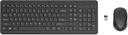 HP 330 Wireless Mouse and Keyboard Combination (2V9E6AA) - 2.4 Ghz Wireless USB Receiver - Chiclet Keys, 12 Keyboard Shortcuts - 1600 DPI Multi-Surface Mouse