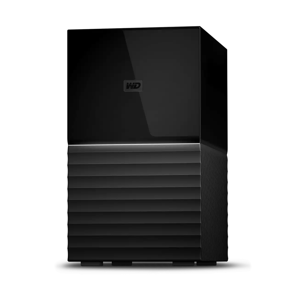 WD My Book Duo 16TB Duo External Desktop RAID Storage Hard Drive (WDBFBE0160JBK-EESN) - USB 3.1, With Password Protection and Auto Backup Software
