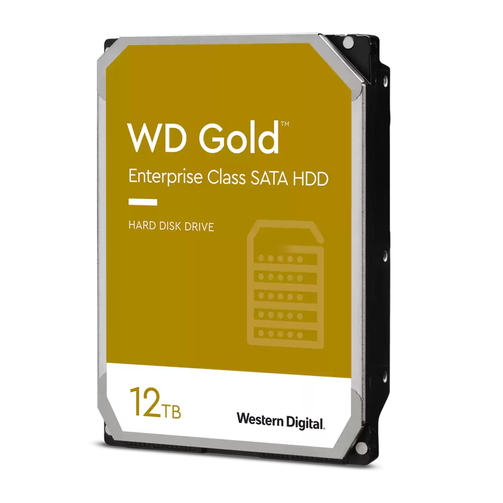 WD Gold Enterprise Class 12TB, 256MB, 7200rpm SATA  Internal Hard Drive - WD121KRYZ