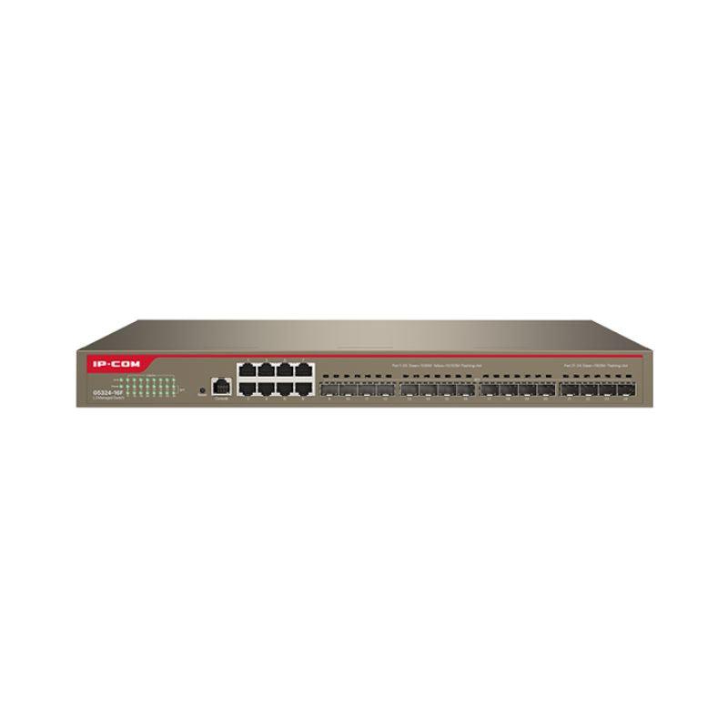IP-COM G5324-16F 24p Switch L3 Cloud Managed 16-Port 100/1000Base-X SFP + 8-Port 10/100/1000Base-T