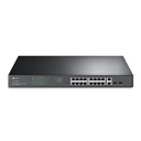 TP-Link TL-SG1218MPE 18-Port 10/100/1000Mbps Gigabit Easy Smart Switch with 16-Port PoE+