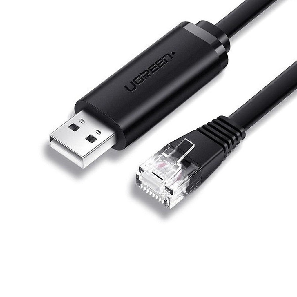 UGREEN CM204 1.5m USB-A to RJ45 Console Cable UG-50773 – Reliable Networking & Device Management