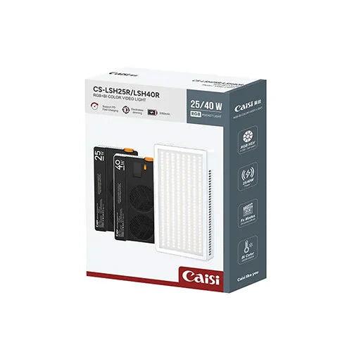 Caisi CS-LSH25R 25W RGB LED Fill Light – Professional Studio Lighting Panel for Photography, Video Production, Streaming, and Content Creation Applications