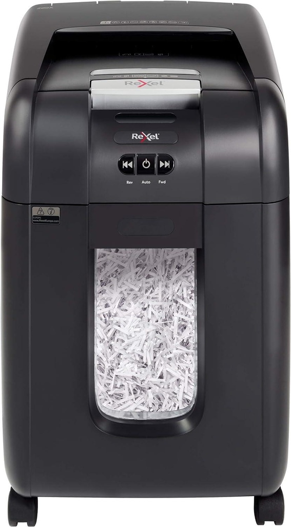 Rexel Auto+ 200X Cross-Cut Paper Shredder