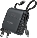 Promate PowerPack-20Pro Ultra-compact 20000mAh Fast Charging Power Bank with AC Charger