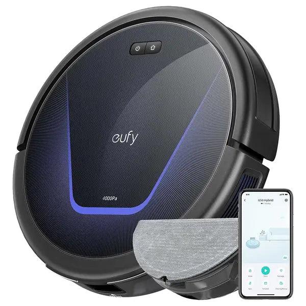 Eufy T2212V11 G50 Hybrid 2-in-1 Robot Vacuum Cleaner – Smart Robotic Cleaner with Vacuum and Mop Functions for Home, Office, and Automated Cleaning Applications