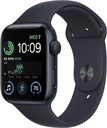 Apple Watch SE 44mm Smartwatch - with Fitness & Sleep Tracker, Crash Detection, Heart Rate Monitor, Retina Display, Water Resistant