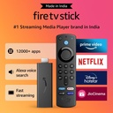 Amazon Fire TV Stick 3rd Gen Streaming Device - with Alexa Voice Remote (includes TV controls), HD streaming device