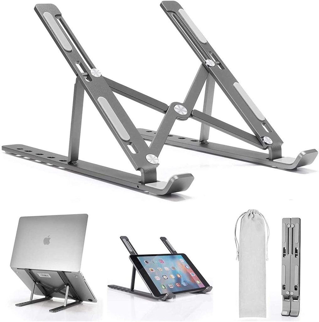 [LG006-1-TA-DW] Creative Folding Storage Bracket Laptop Stand - LG006-1