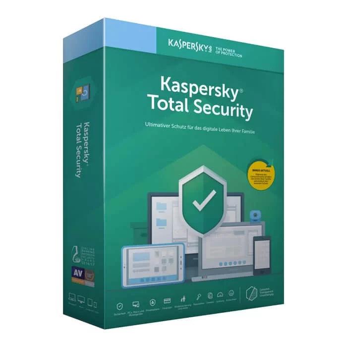 Kaspersky Total Security; 3 Devices + 1 License for Free for 1 Year (KTS 3+1)