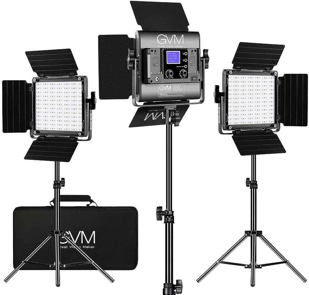 GVM 800D-RGB LED Studio Video Light