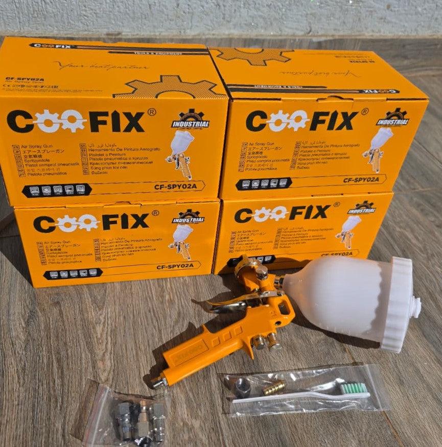 Coofix CF-SPY02A 1.6L 1.5mm 3.5–5.0bar Air Spray Gun – Heavy Duty Industrial HVLP Paint Spray Gun for Automotive, Furniture, Construction, and Professional Workshop Applications
