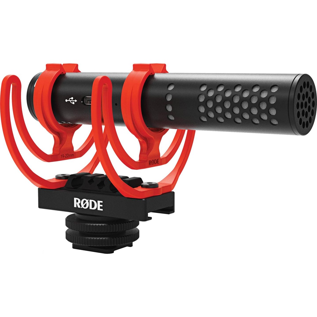Rode VideoMic GO II Ultracompact Analog/USB Camera-Mount Shotgun Microphone - 3.5mm TRS output
