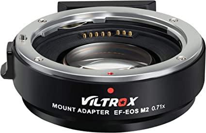 VILTROX EF-EOS M2 Speed Booster - 0.71x Canon EF Lens to EF-M Mount Speedbooster for Canon m50 ii m6 ii m200 m50 m6 m5