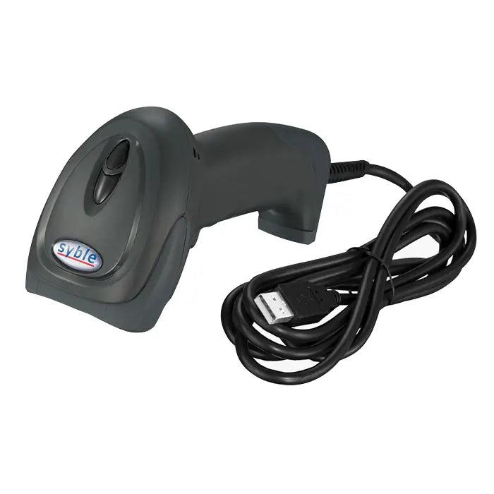 Syble XB-2055 Barcode Scanner - 1D laser bar code scanner, High scanning speed, over 300 scans per second