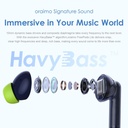 oraimo FreePods, Lite ENC 40-hour Playtime, Havybass True, Wireless Earbuds With APP Control