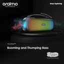 Oraimo Bass Go Boom OBS-75D Portable Wireless Speaker - Heavy Bass, IPX5 Waterproof