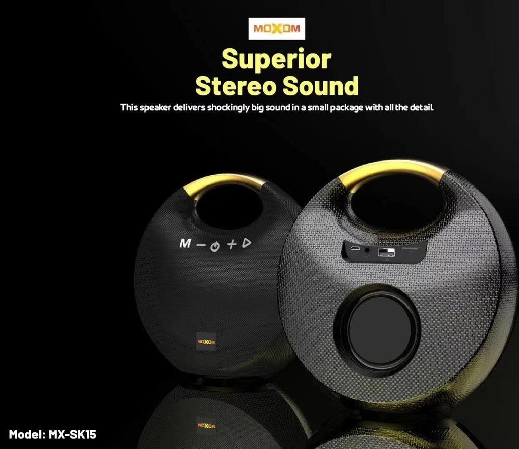 MOXOM MX-SK15 Mini  Handbag Wireless V5.0 Bass Portable Speaker