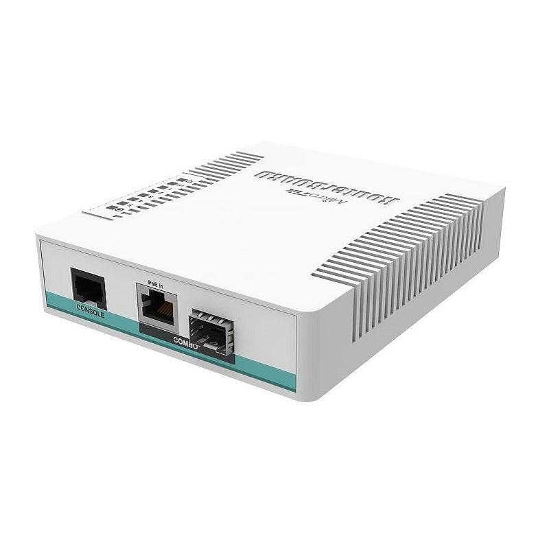 MikroTik CRS106-1C-5S Cloud Router Switch - Gigabit Ethernet / SFP combo port and five 1.25Gbps SFP cages,  128MB RAM