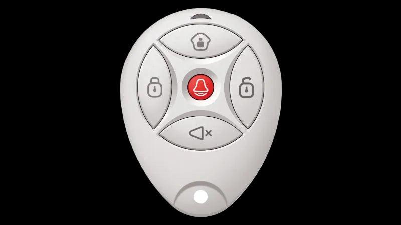 Hikvision DS-19K00-Y (433MHz) Wireless Keyfob – Compact remote control for convenient arming, disarming, and quick operation of compatible security systems
