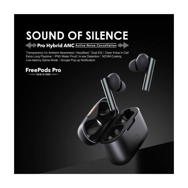 Oraimo OEB-E108D  Wireless Earbuds – BT  Version: V5.2 Range: 10m
