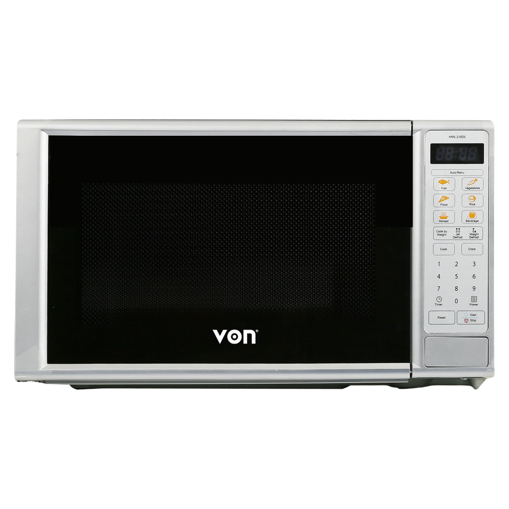 Von VAMS-20DGS 20L Digital Solo Microwave Oven - 800W, 20 Litres