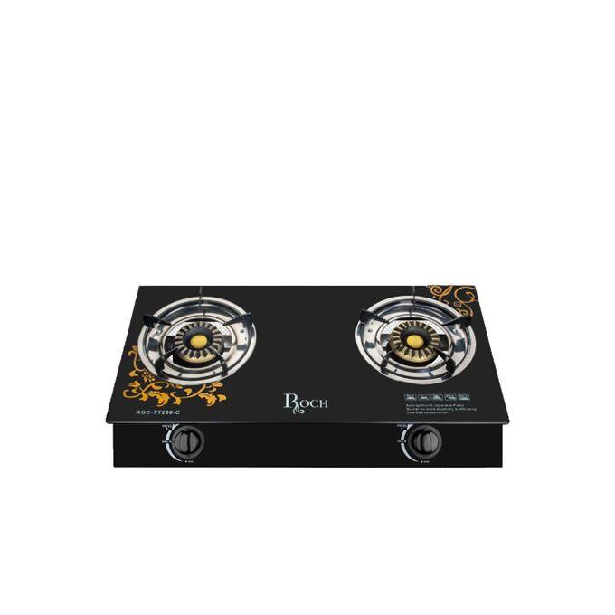 Roch RGC-TT208, Two-Burner Automatic Gas Cooker