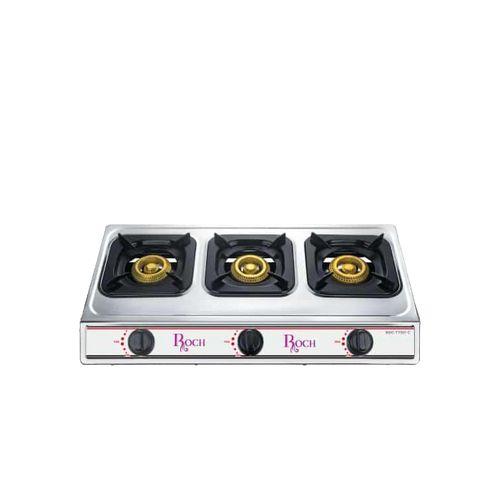 Roch RGC-307TT, 3-Burner Automatic Gas Cooker