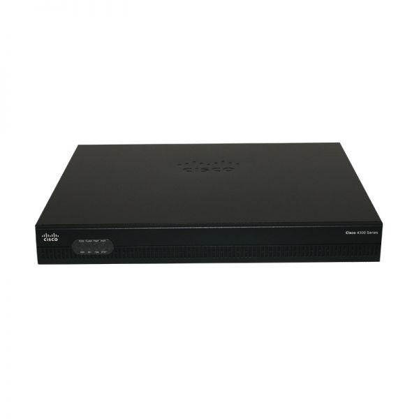 Cisco ISR4321/K9 4321 Integrated Service Router - Aggregate Throughput 50 Mbps to 100 Mbps, Total onboard WAN or LAN 10/100/1000 ports 2, RJ-45-based ports 2