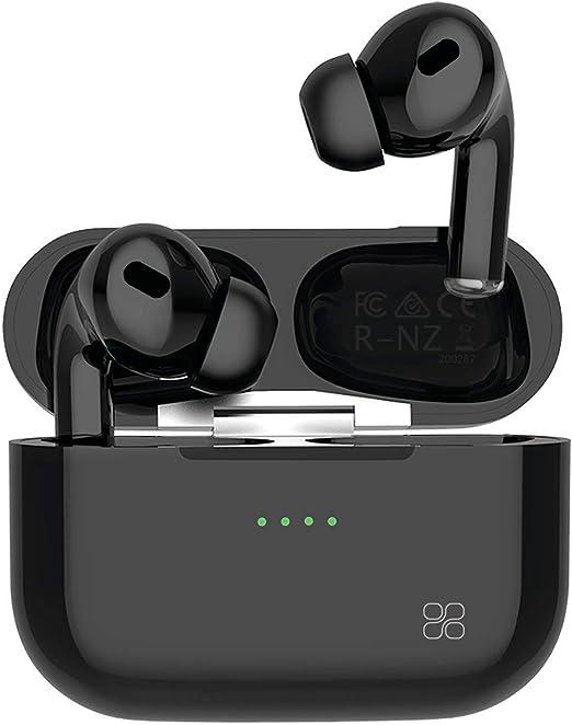 Promate High Definition Bluetooth v5.3 TWS Earphones (HARMONI-PRO) - Intellitouch, 5 Hours Playing Time, USB-C Charging Case