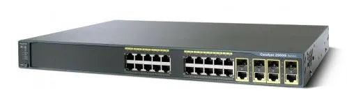CISCO Catalyst 2960 WS-C2960G-24TC-L Switch - Catalyst 2960 24 10/100/1000, 4 T/SFP LAN Base Image