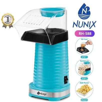 Nunix RH-588 Hot Air Oil-free Popcorn Maker Machine - 12 cups capacity, dishwasher safe