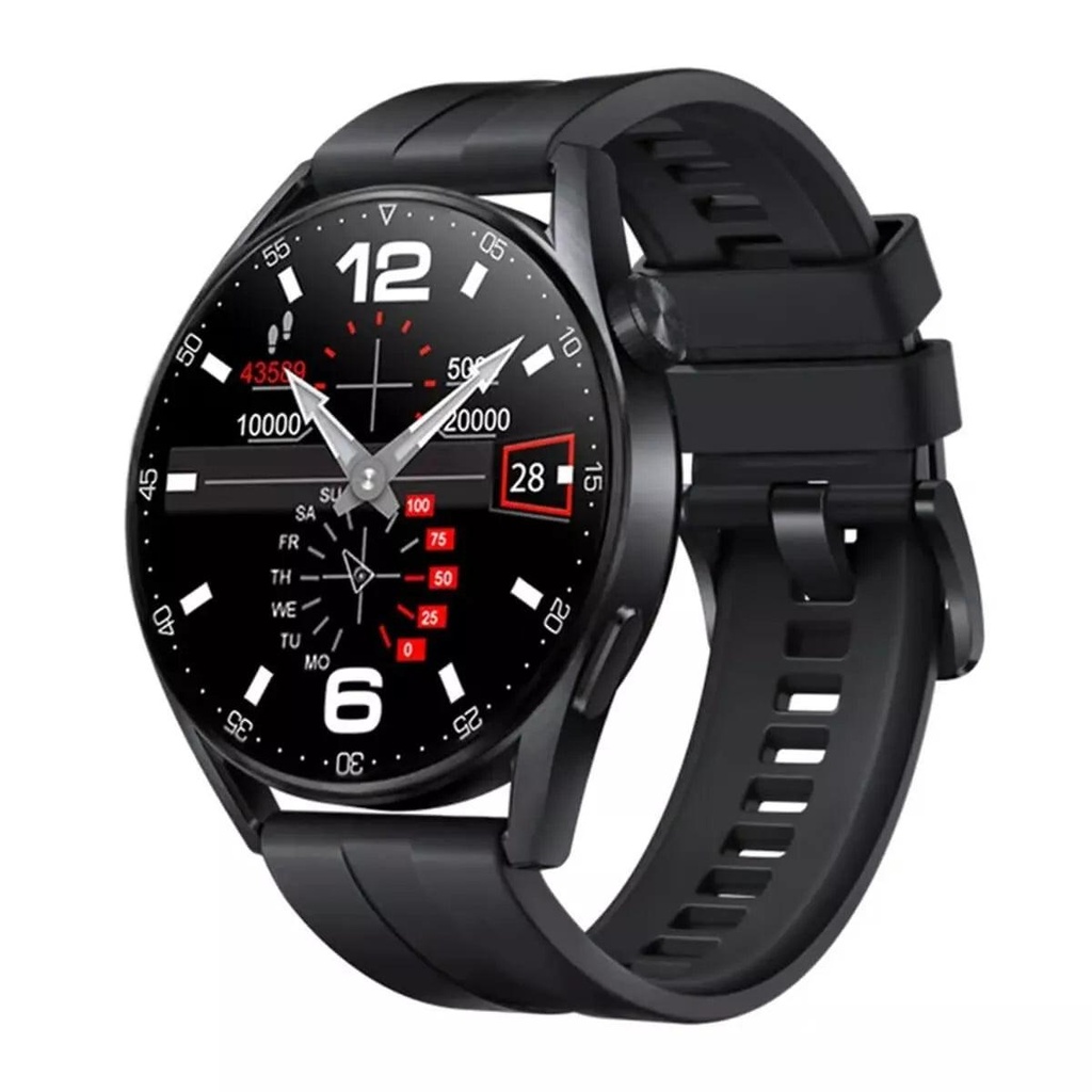Haino Teko RW-33 Smart Watch - 46 mm, 30 days Battery capacity, Heart Rate Sensor ,Step Counter