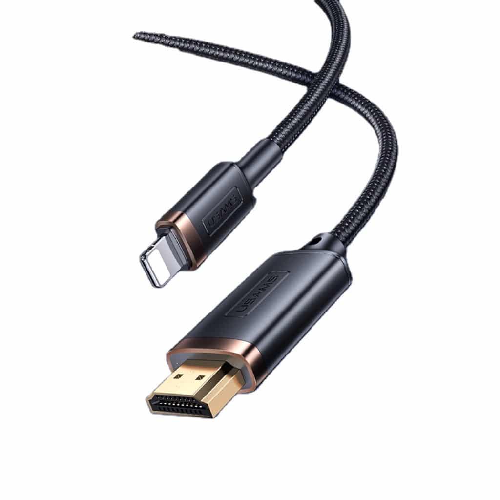 USAMS US-SJ509 U70 Lightning to HDMI HD Video Cable - 2M