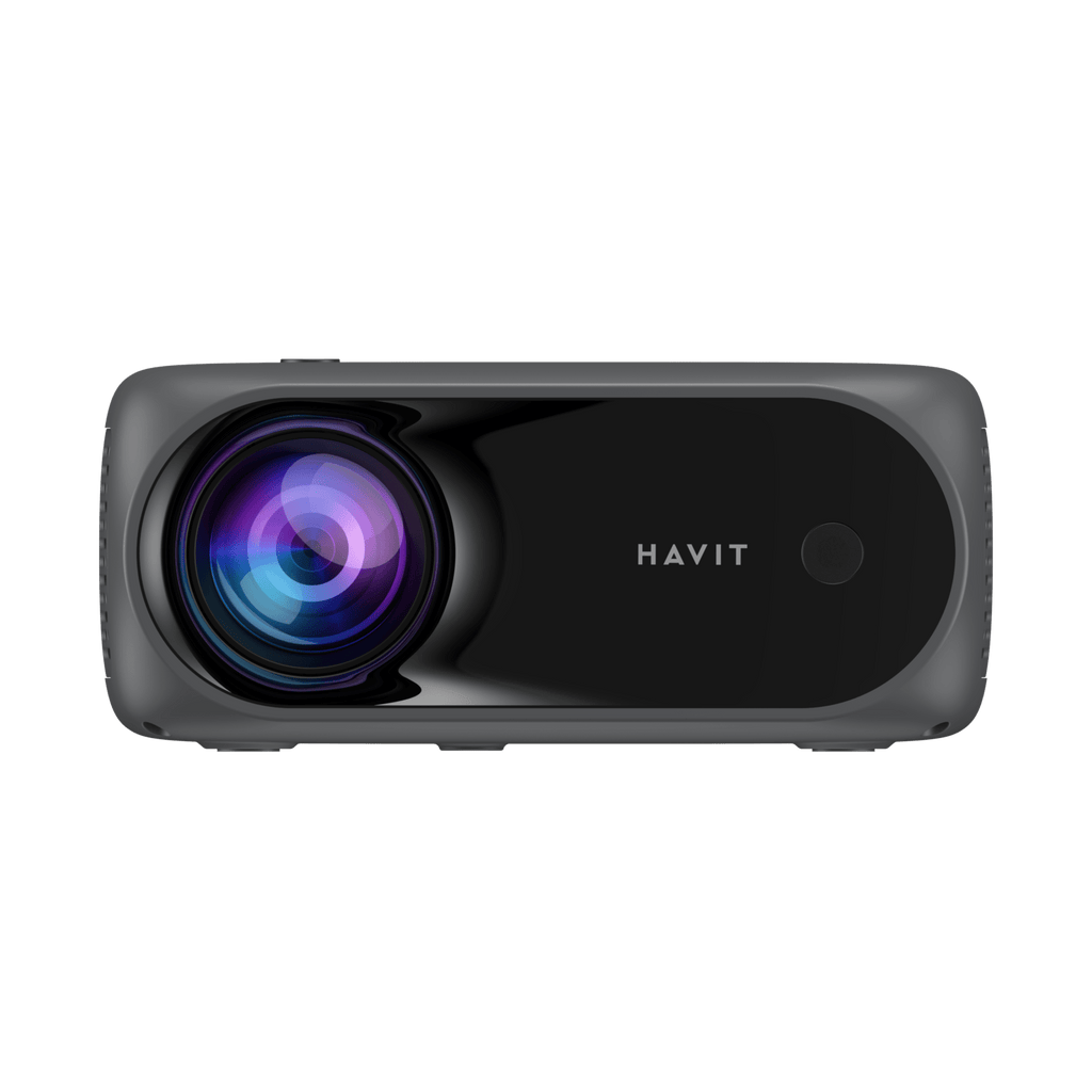 Havit PJ221 Smart Projector – Portable 1080p HD Mini Projector for Home Theater, Office Presentations, Gaming, and Outdoor Entertainment