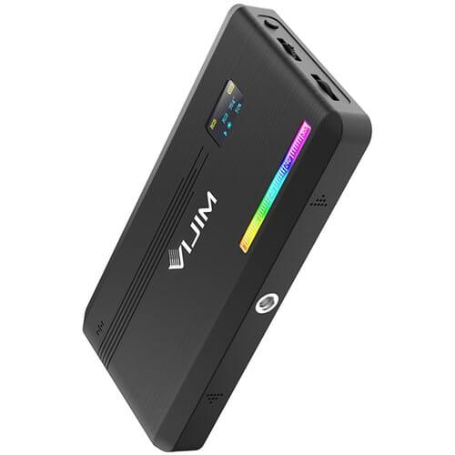 VIJIM VL196 RGB LED Fill Light - 20 Lighting Effects, Rear OLED Display