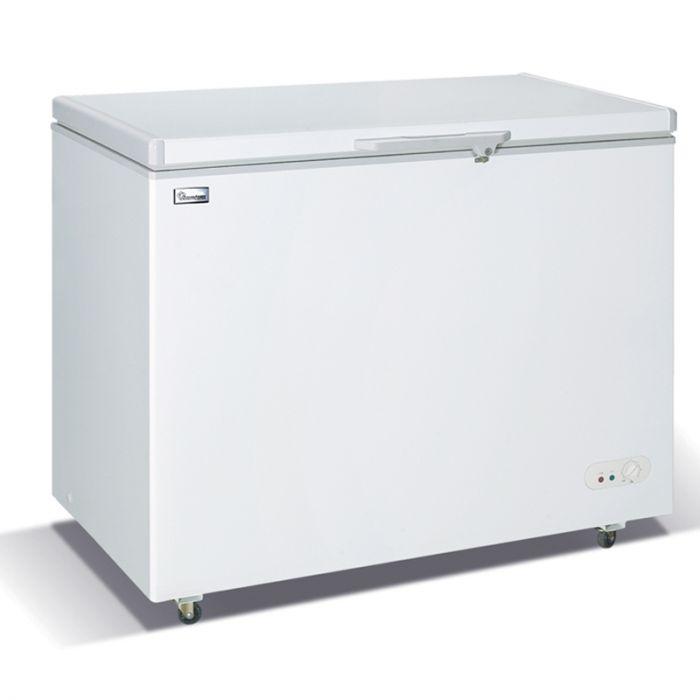 Ramtons CF/241 193Ltrs Chest Freezer - Aluminium interior, Lockable door + Glass display