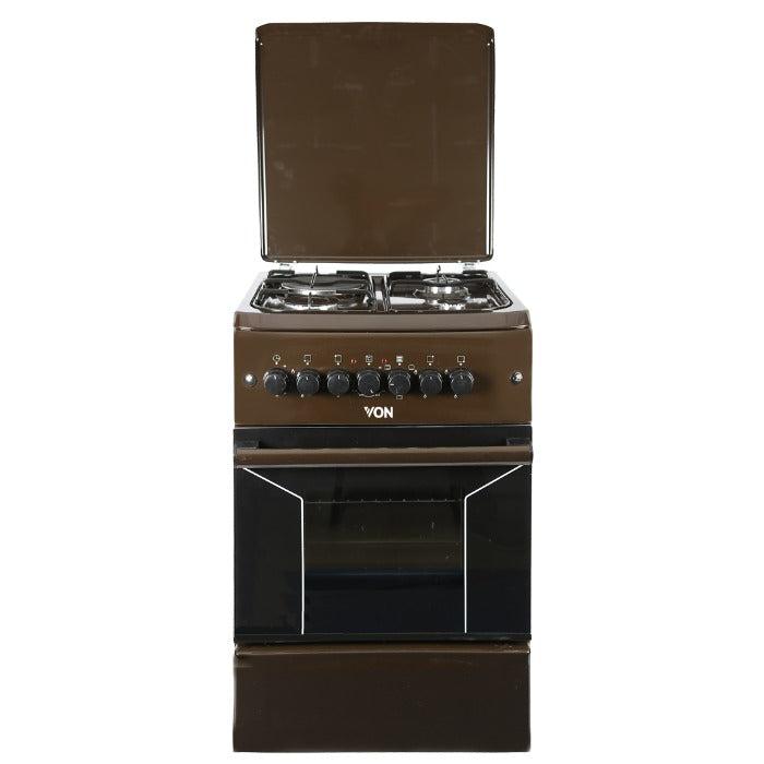 Von F5N40G2.P.V/ F5S40G2.B/ VAC5F140PB 4 Gas Cooker - 4 Gas burner, Gas Oven and grill