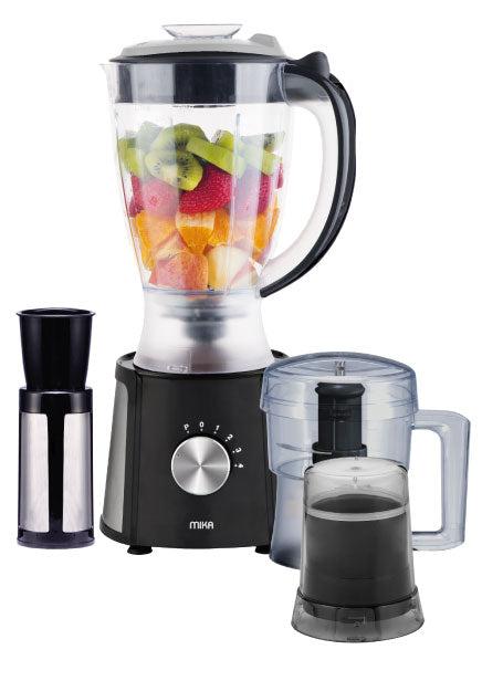 Mika MBLR304/BL 1.5Ltrs 3 In 1 Blender - With Grinder, Chopper