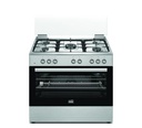 Simfer 9507WEI 5 Gas Professional Cooker - Multifunctional Electric Oven , Half Inox,
