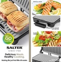 George Foreman 25800 Small Fit Grill - Non-stick plates, 760 watts