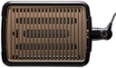 George Foreman 25850 Smokeless BBQ Grill - Easy grip handle, Removable plates