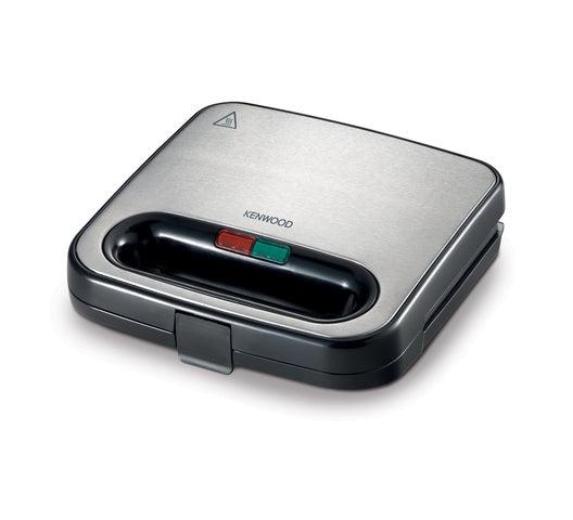 Kenwood SMM00.000SI Sandwich Maker - Non-stick fixed griddle plates, 2 Slices