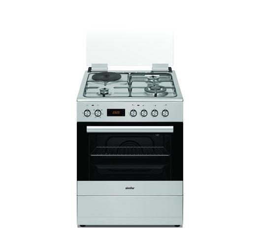 Simfer 6312NEID 3 Gas + 1 Electric Cooker - Electric Oven , Thermostat, Turnspit
